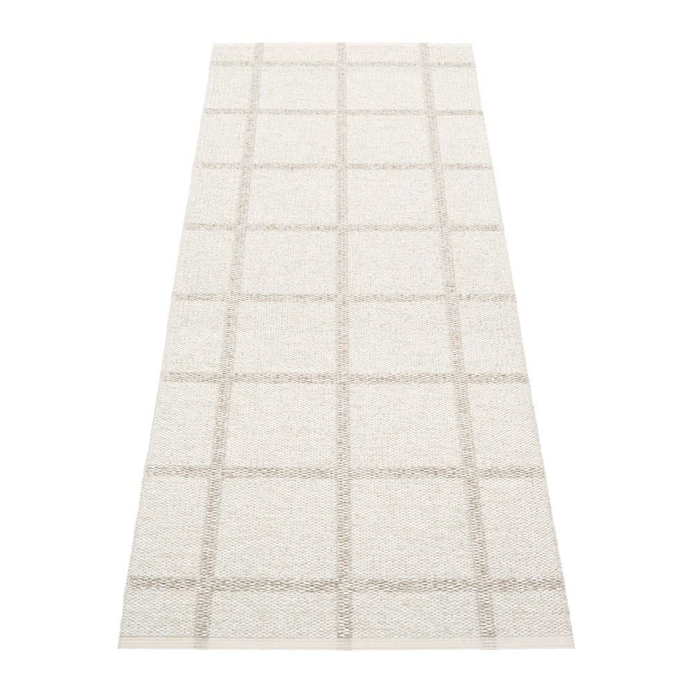 Krémszínű kültéri-beltéri futószőnyeg 70x225 cm Ada Fossil – Pappelina