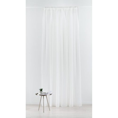 Krémszínű voile fényáteresztő függöny 300x260 cm Crush – Mendola Fabrics