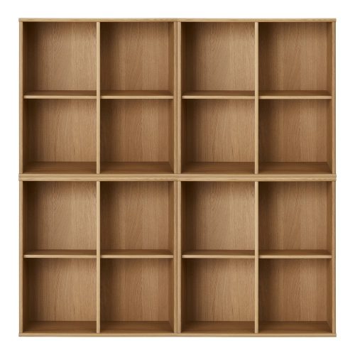 Natúr színű függő könyvespolc tölgyfa dekorral 70x70 cm Mistral – Hammel Furniture