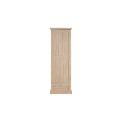 Natúr színű ruhásszekrény tölgyfa dekorral 60x180 cm Binz – Støraa