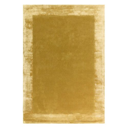 Okkersárga kézi szövésű gyapjú keverék szőnyeg 120x170 cm Ascot – Asiatic Carpets