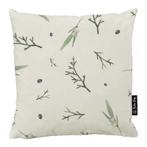Párnahuzat karácsonyi mintával 45x45 cm Delicate Green – Butter Kings