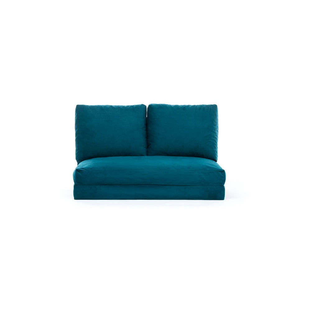 Petróleumkék kinyitható kanapé 120 cm Taida – Balcab Home