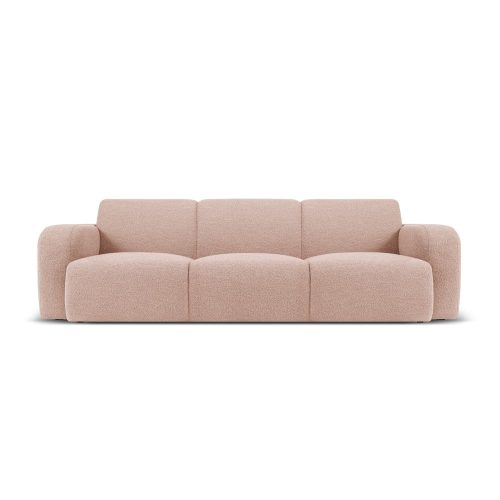 Rózsaszín buklé kanapé 235 cm Molino – Micadoni Home