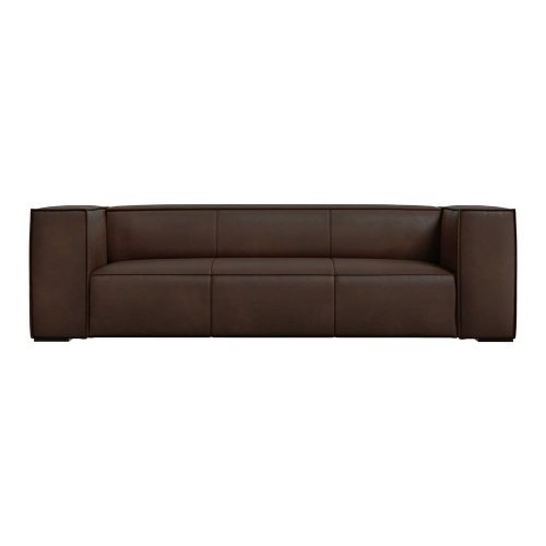 Sötétbarna bőr kanapé 227 cm Madame – Windsor & Co Sofas
