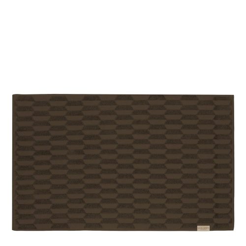 Sötétbarna fürdőszobai kilépő 50x80 cm Geo – Mette Ditmer Denmark