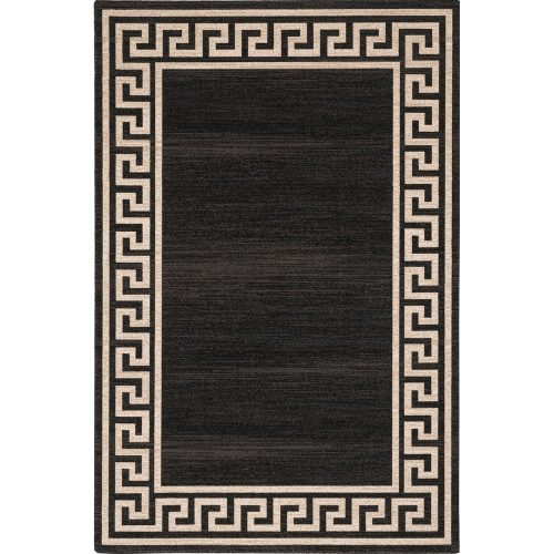 Sötétszürke gyapjú szőnyeg 133x180 cm Cesar – Agnella