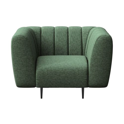Sötétzöld fotel Shel – Ghado