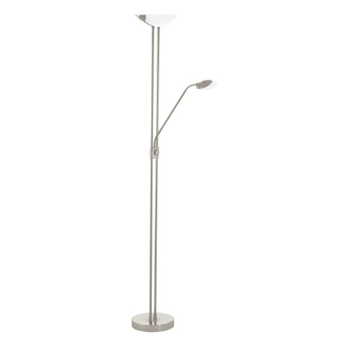 Szürke LED állólámpa üveg búrával (magasság 180 cm) BAYA LED – EGLO