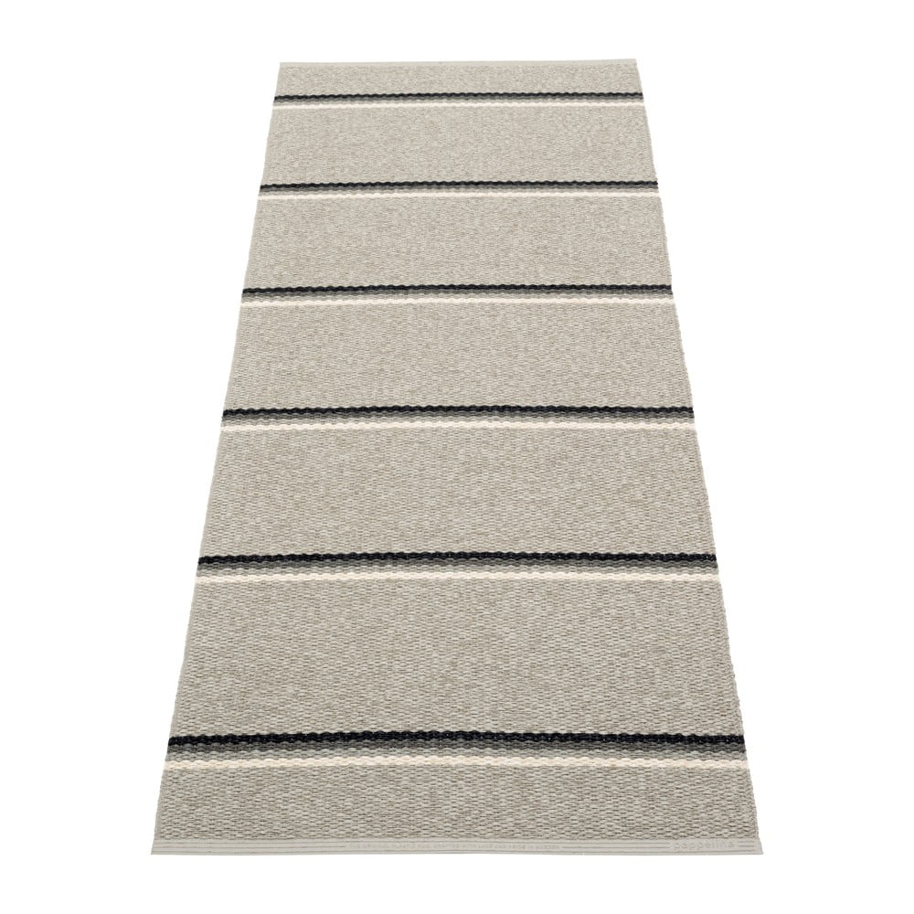 Szürke-bézs kültéri-beltéri futószőnyeg 70x180 cm Olle Grey Linen – Pappelina