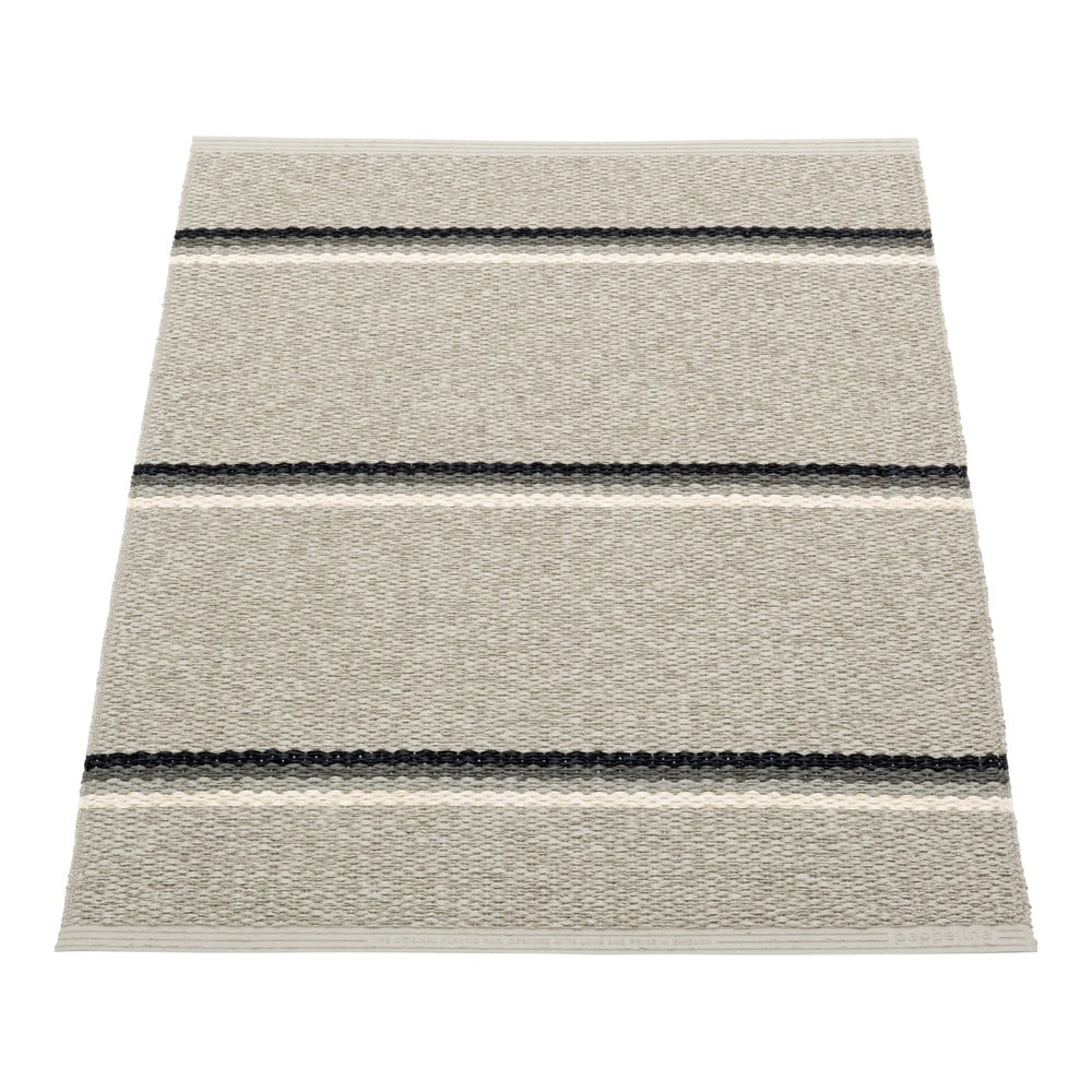 Szürke-bézs kültéri-beltéri szőnyeg 70x90 cm Olle Grey Linen – Pappelina
