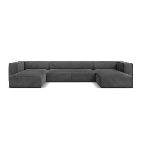 Szürke sarokkanapé ("U" alakú) Madame – Windsor & Co Sofas