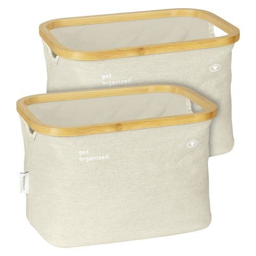 Textil tárolókosár szett 2 db-os 38x26x26 cm Tom Tailor – Wenko