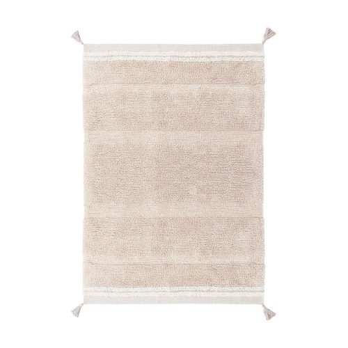 Világos rózsaszín mosható kézi szövésű pamut szőnyeg 90x130 cm Bloom Rose – Lorena Canals