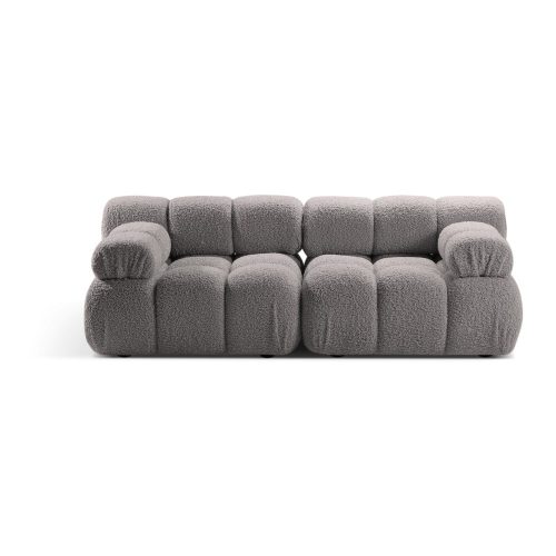 Világosszürke buklé moduláris kanapé 188 cm Bellis – Micadoni Home