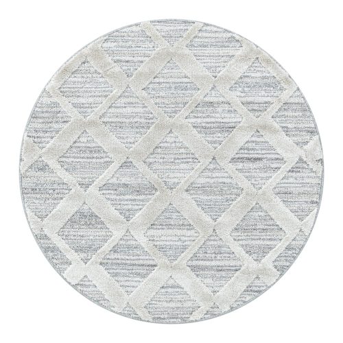Világosszürke kerek szőnyeg ø 120 cm Pisa – Ayyildiz Carpets