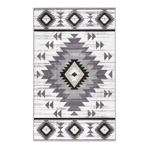 Világosszürke mosható szőnyeg 160x230 cm Ethnic Geo – Mila Home