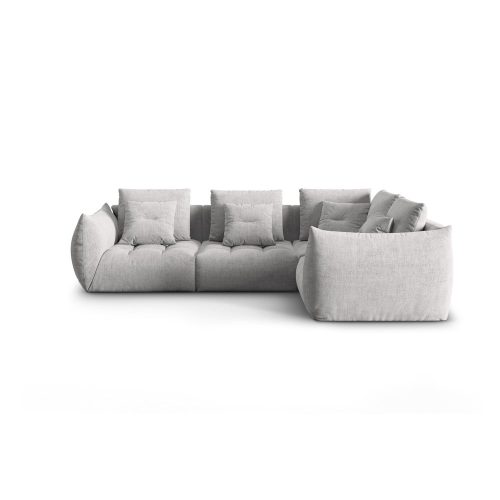Világosszürke sarokkanapé (jobb oldali-L alakú) Bloom – Micadoni Home