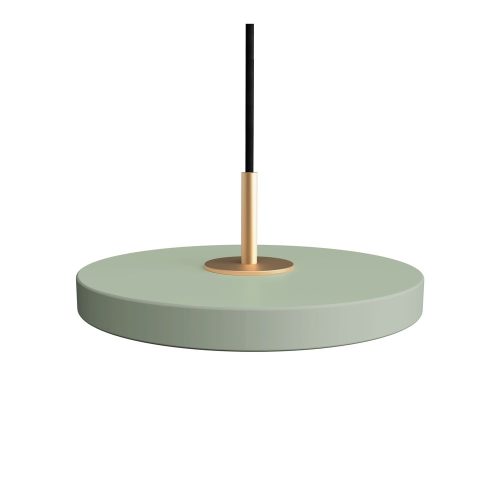 Világoszöld LED függőlámpa fém búrával ø 15 cm Asteria Micro – UMAGE