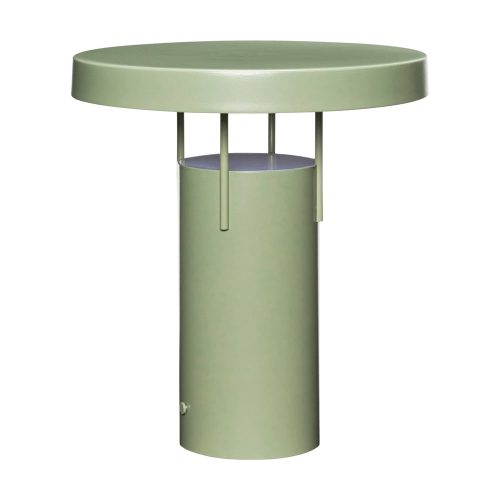 Zöld LED dimmelhető asztali lámpa fém búrával (magasság 28 cm) BringMe – Hübsch