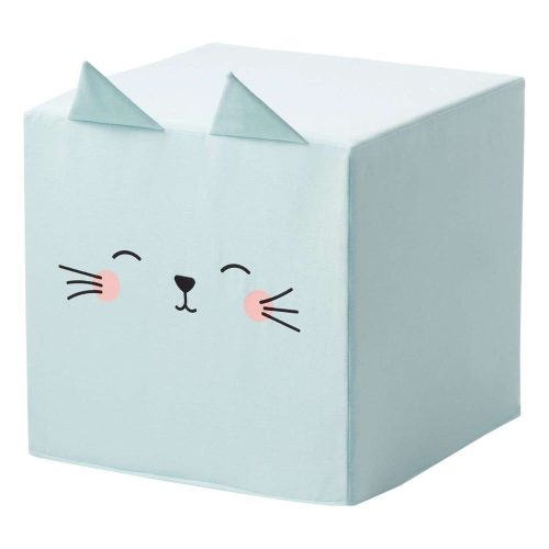 Zöld gyerek puff Rainbow Kitty - Yellow Tipi