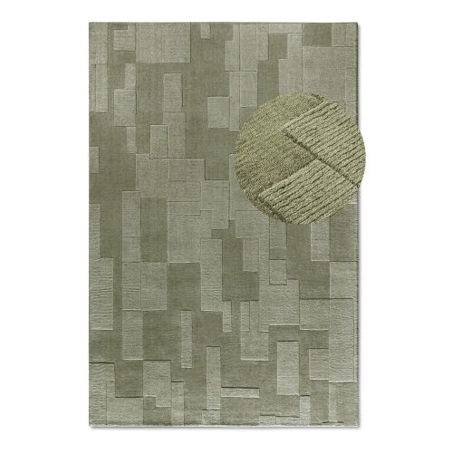 Zöld kézi szövésű gyapjú szőnyeg 120x170 cm Wilhelmine – Villeroy&Boch