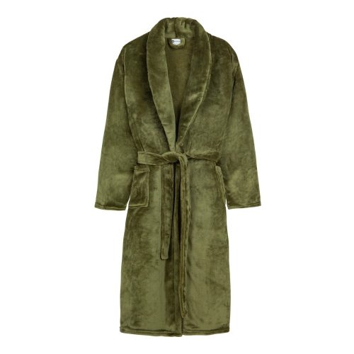 Zöld mikroplüss fürdőköpeny XL/XXL Polyvelvet – Good Morning