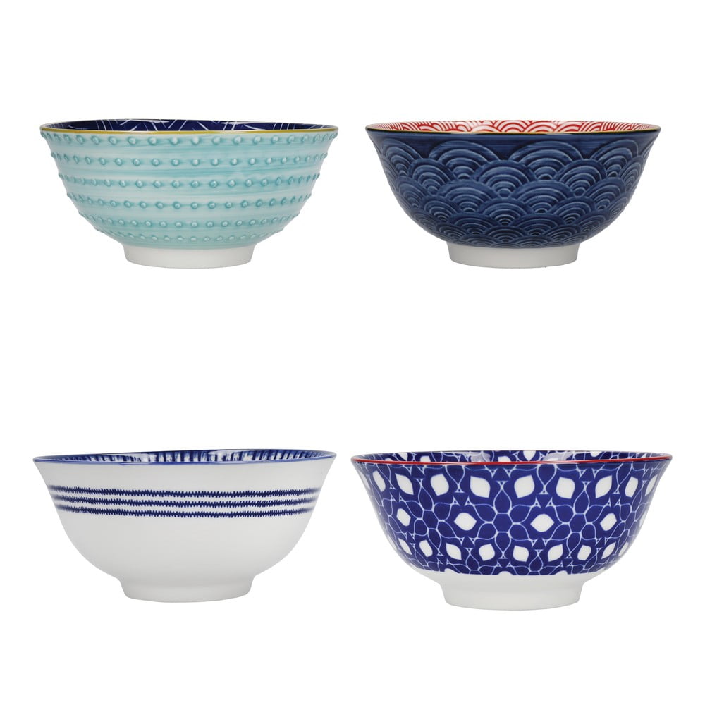 4 db-os kerámia tál készlet