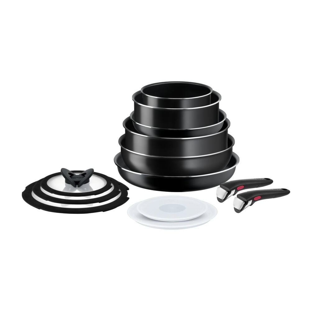 Alumínium edény készlet 13 db-os INGENIO EASY COOK & CLEAN BLACK L1549023 – Tefal