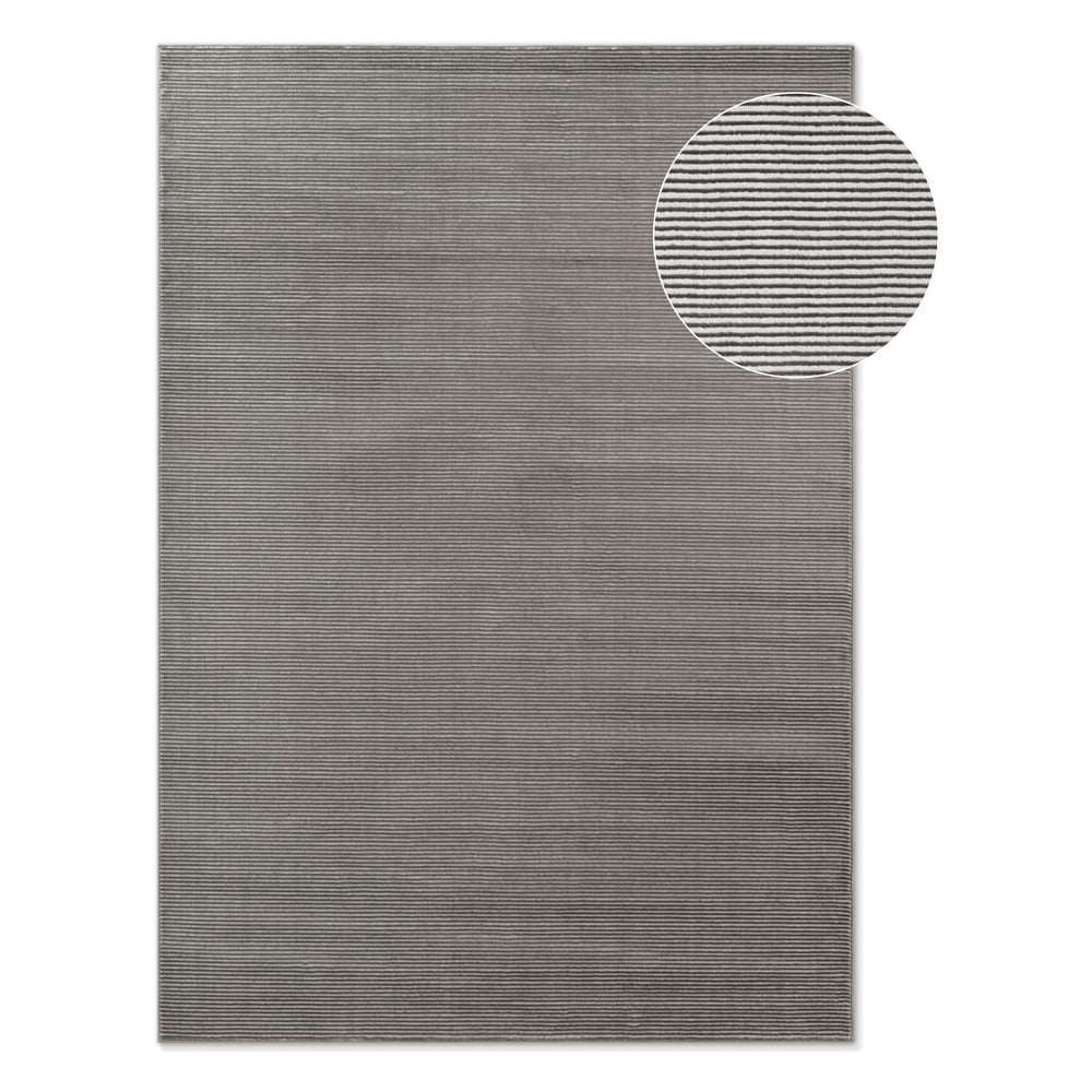 Antracitszürke-krémszínű szőnyeg 120x170 cm Perles Dolomite – Elle Decoration