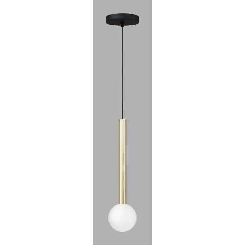 Aranyszínű függőlámpa üveg búrával ø 15 cm Candle – Squid Lighting