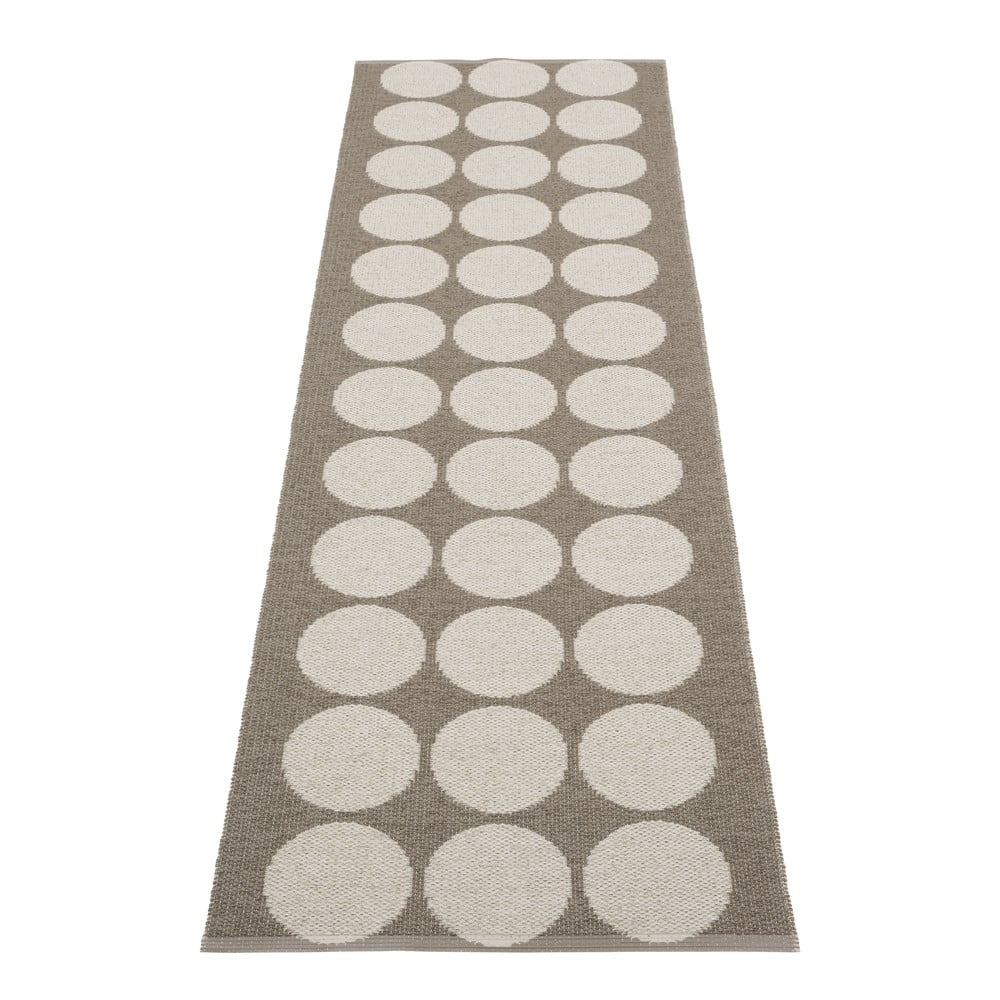 Barna-bézs kültéri-beltéri futószőnyeg 70x240 cm Hugo Walnut Linen – Pappelina