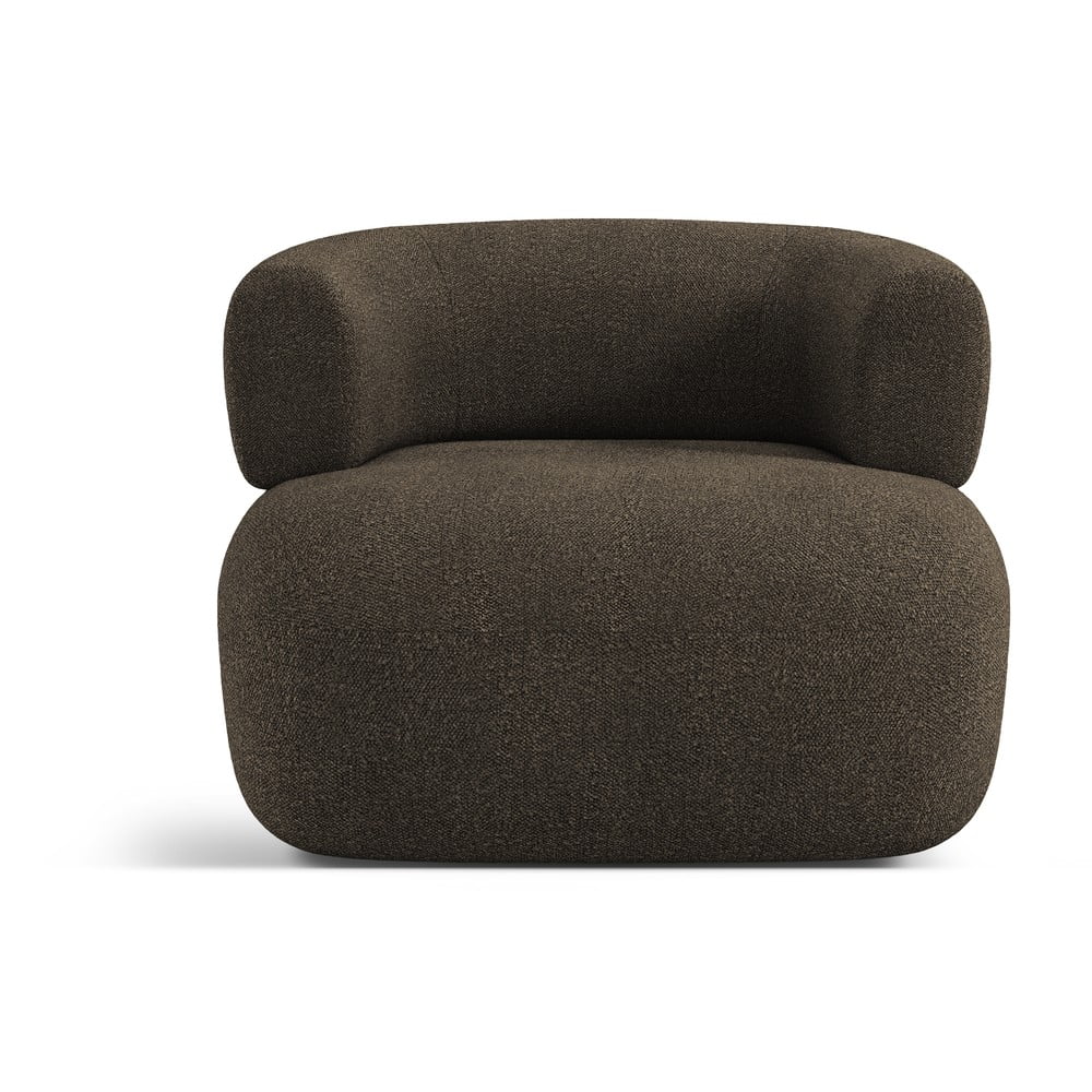 Barna buklé fotel Jenny – Micadoni Home