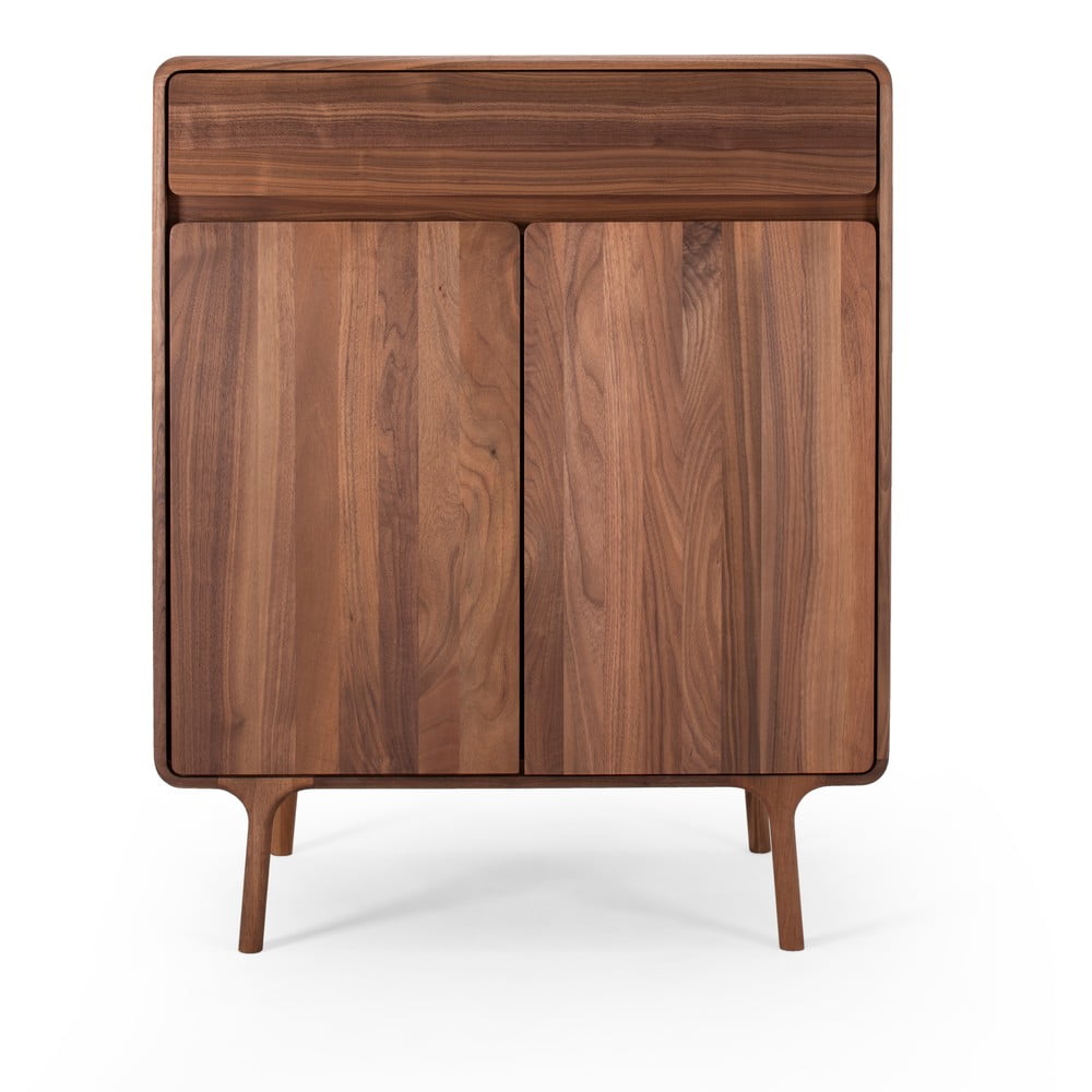 Barna diófa komód 90x110x45 cm Fawn – Gazzda
