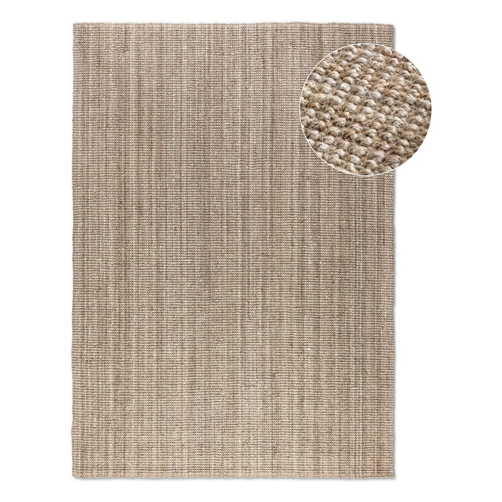Bézs juta szőnyeg 80x150 cm Bouclé – Hanse Home