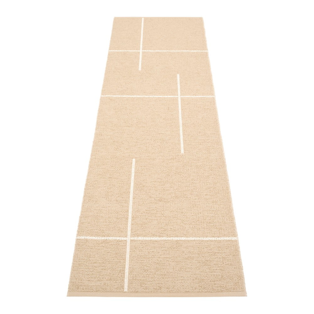 Bézs kültéri-beltéri futószőnyeg 70x270 cm Fred Beige – Pappelina