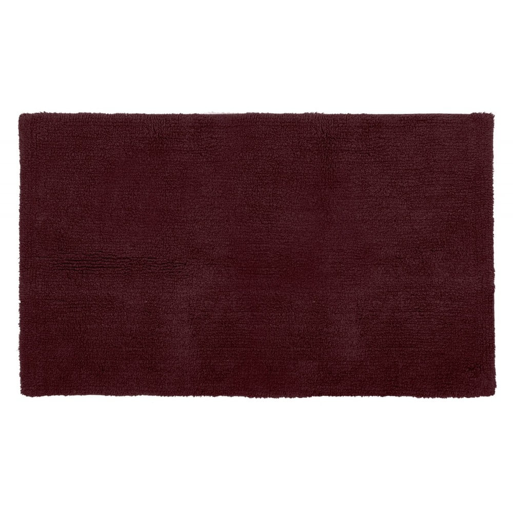 Borvörös fürdőszobai kilépő 100x60 cm Riva - Tiseco Home Studio