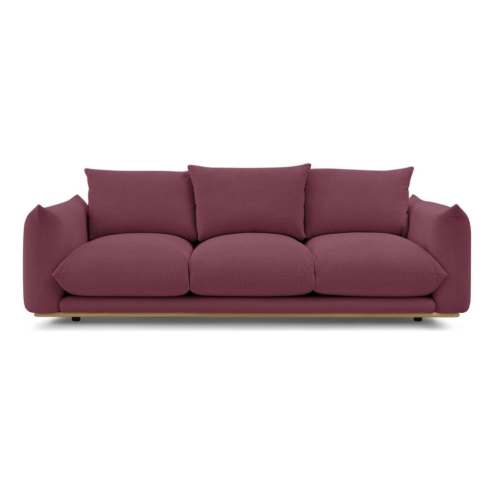 Borvörös kanapé 265 cm Ernest – Bobochic Paris