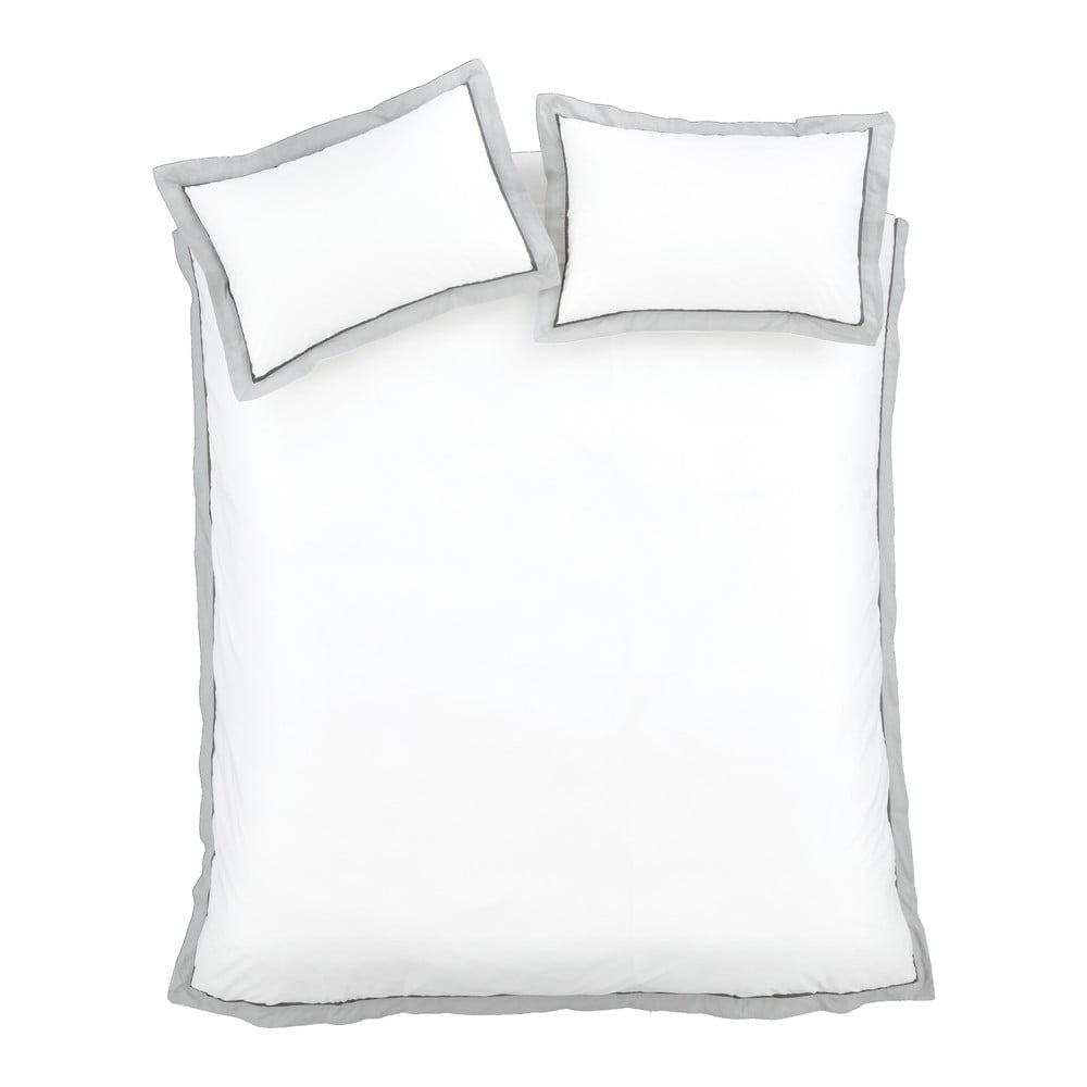 Fehér kétszemélyes pamut ágyneműhuzat 200x200 cm Mayfair – Bianca