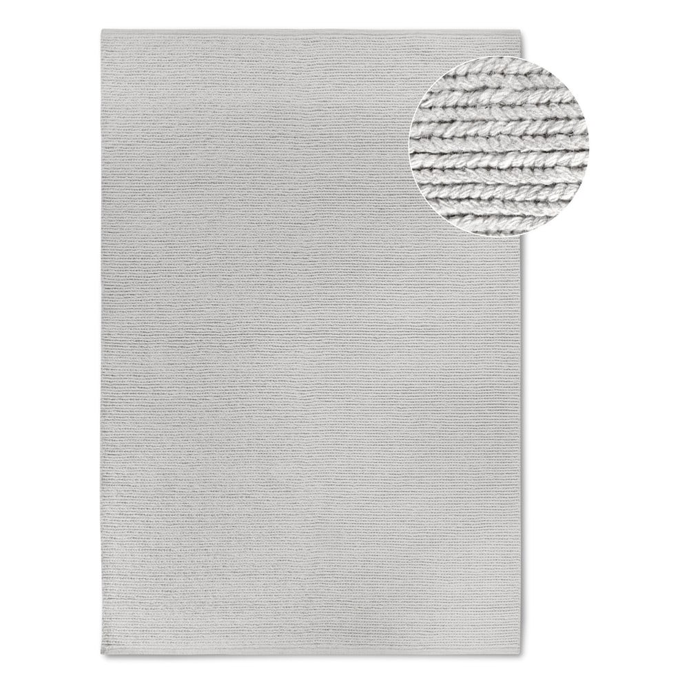 Fehér kézi szövésű gyapjú szőnyeg 60x90 cm Francois – Villeroy&Boch
