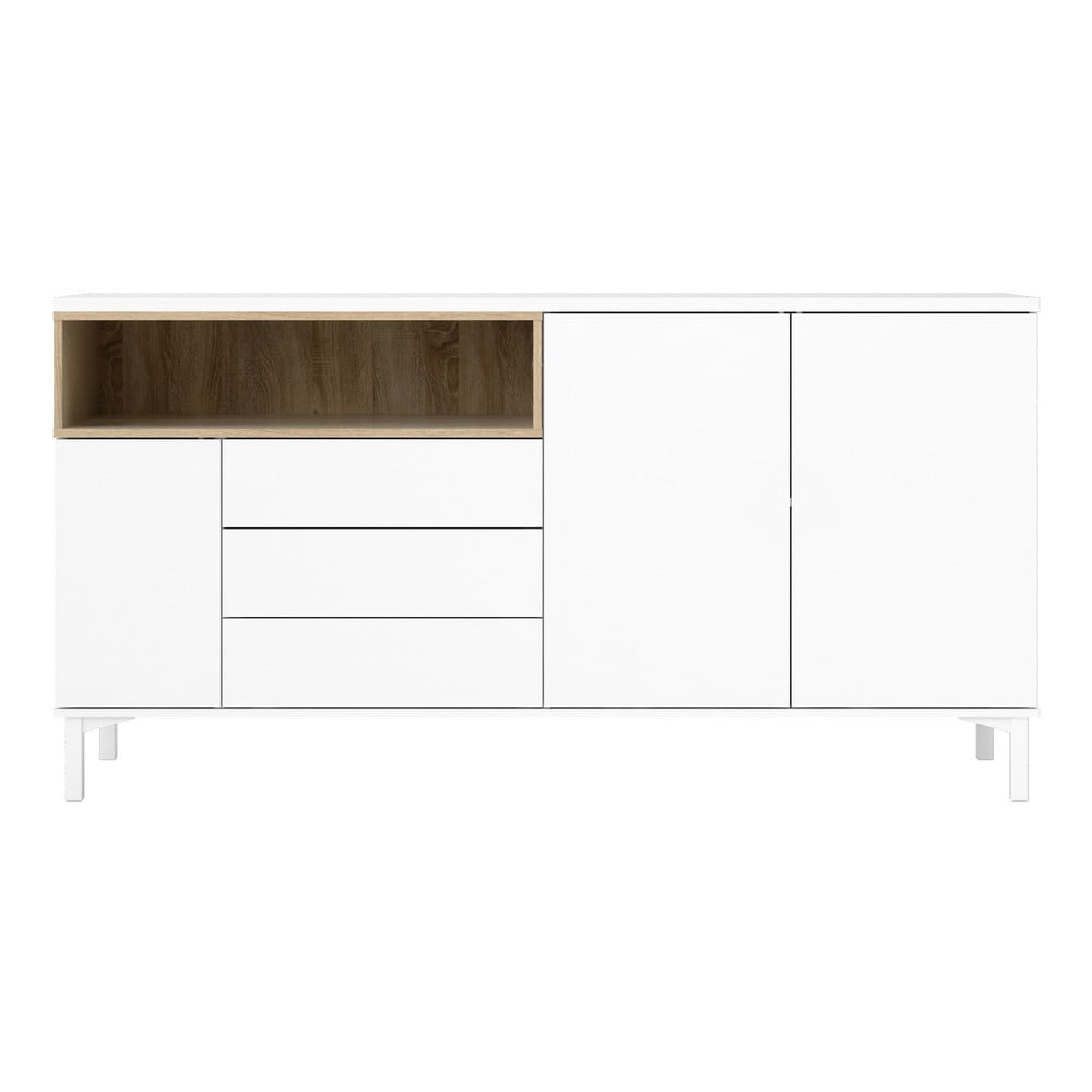 Fehér komód 176x90x49 cm Roomers – Tvilum