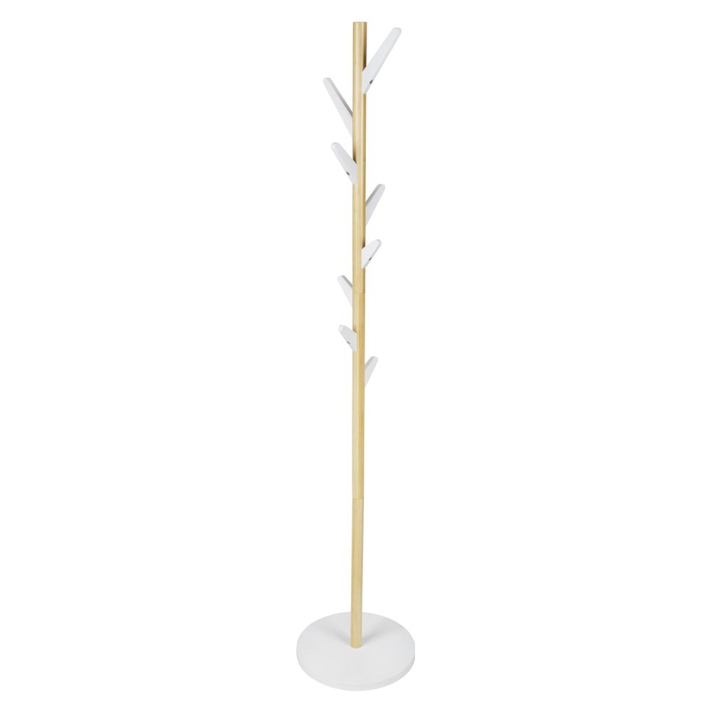 Fehér-natúr színű bambusz fogas Finja – Wenko