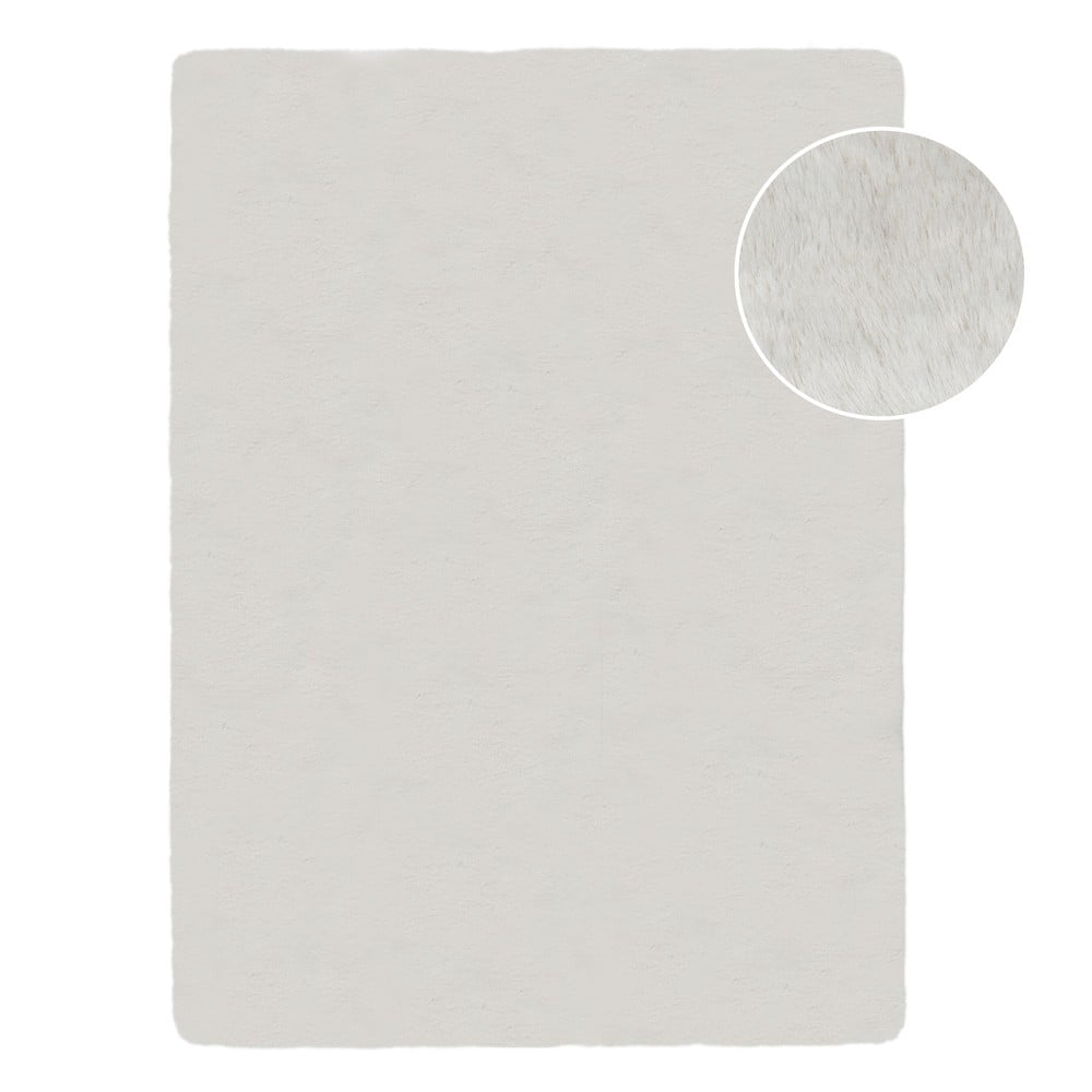 Fehér szintetikus szőrme szőnyeg 160x230 cm Ivy Luxury Fur – Flair Rugs