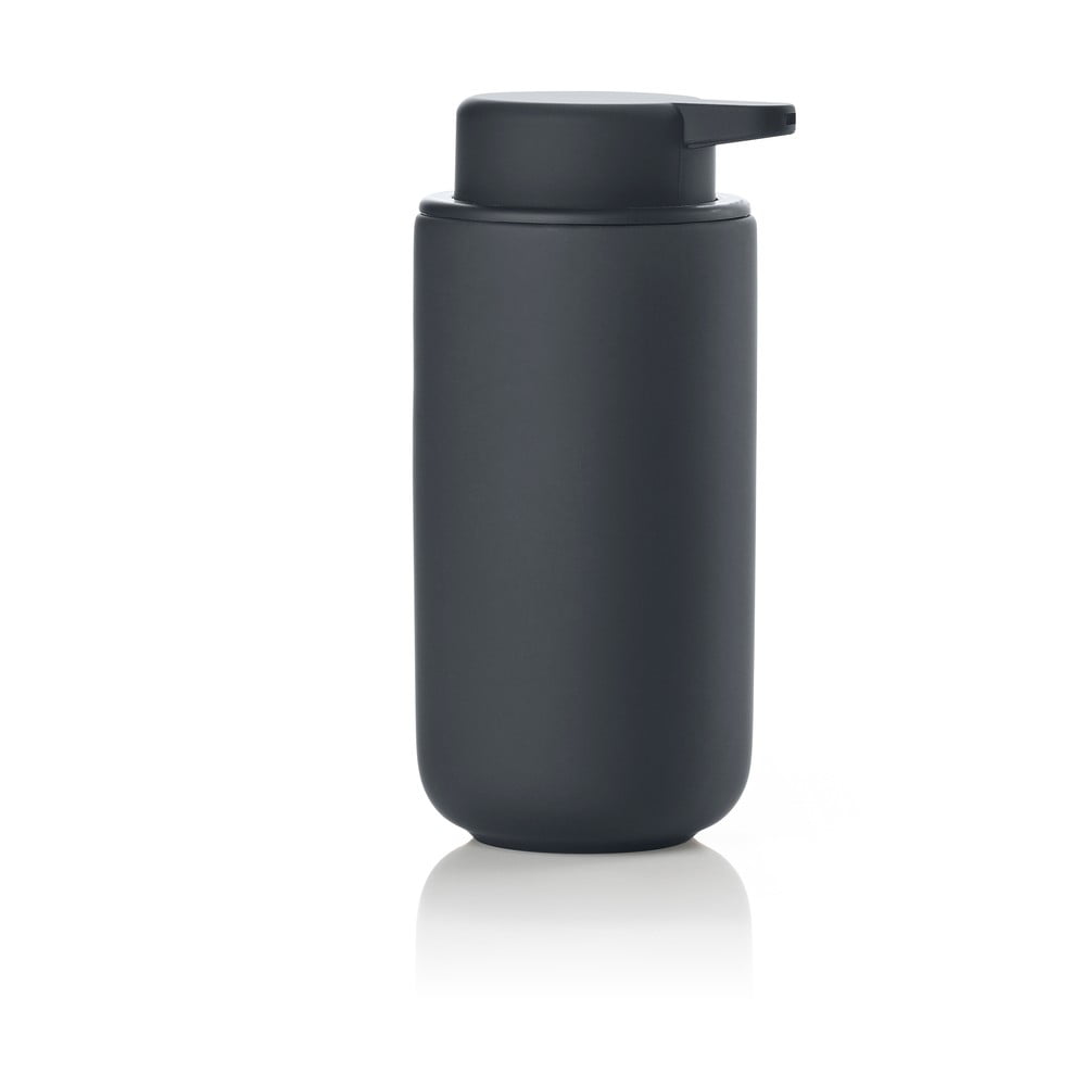 Fekete agyagkerámia szappanadagoló 450 ml Ume – Zone