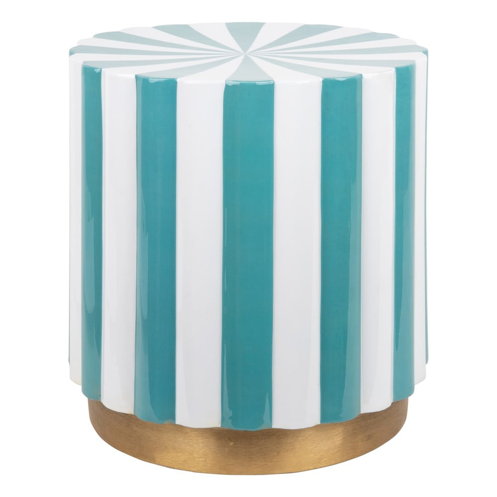 Fém kerek tárolóasztal ø 40 cm Candy Swirl – Leitmotiv