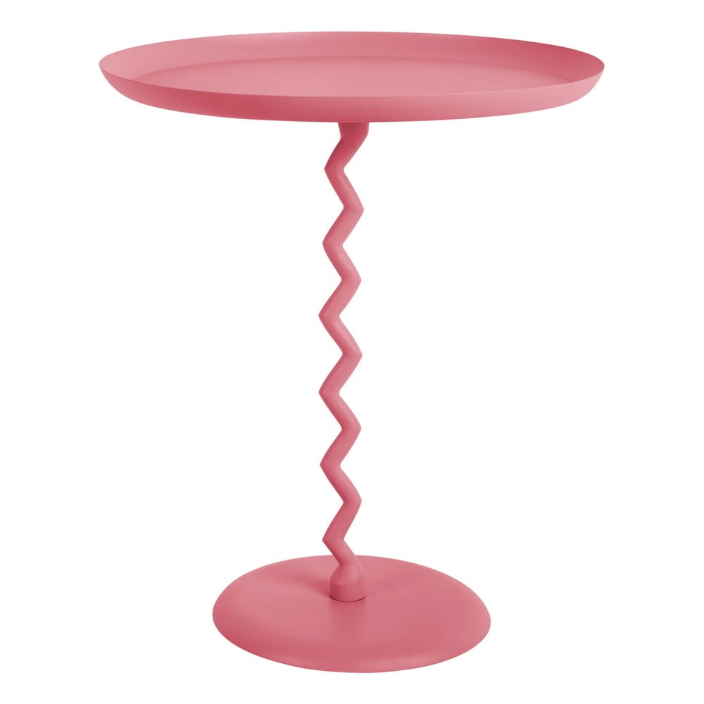 Fém kerek tárolóasztal ø 44 cm Zig Zag – Leitmotiv