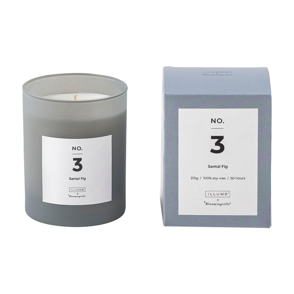 Illatos gyertya égési idő 50 ó No. 3 Santal Fig – ILLUME x Bloomingville