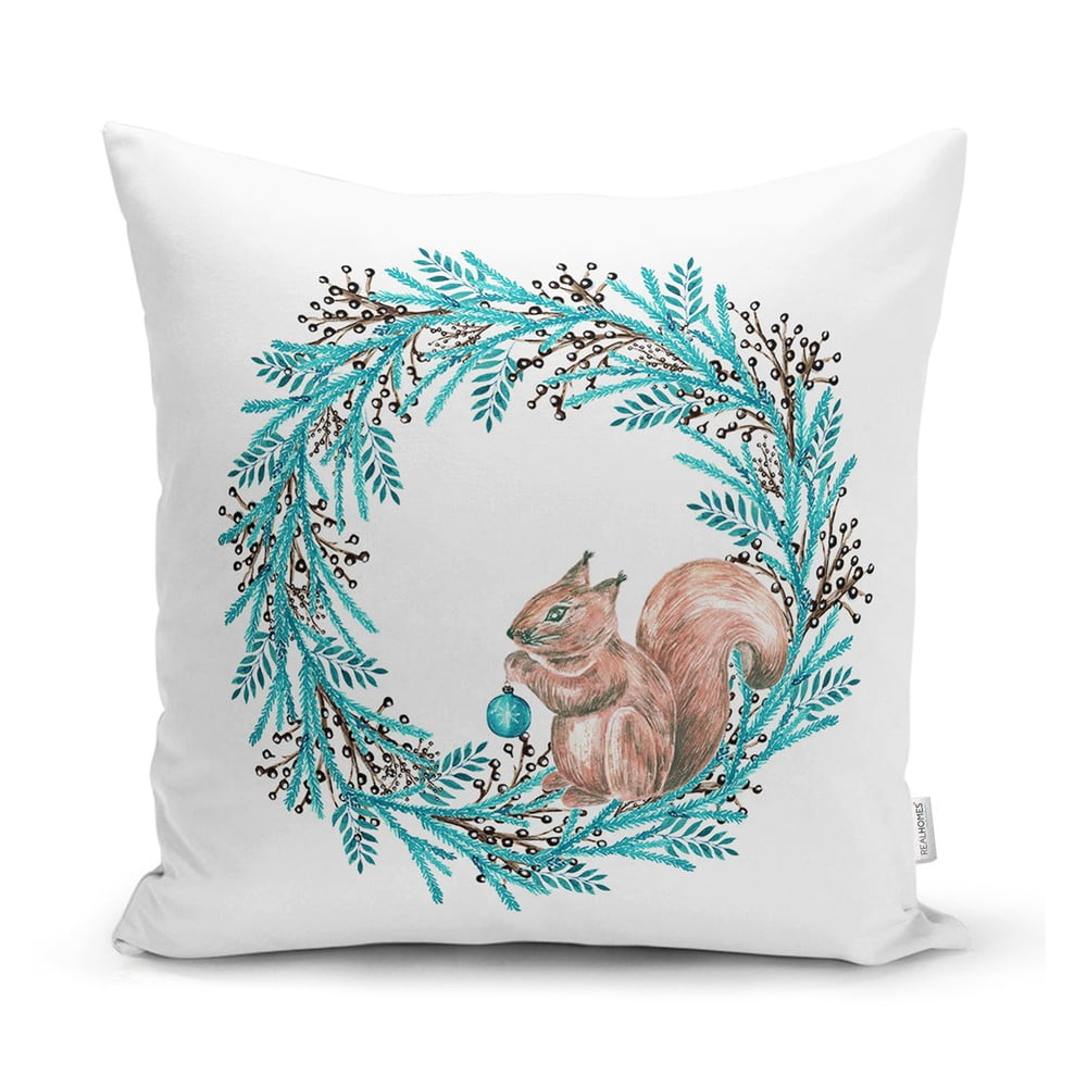 Karácsonyi mintás textil párnahuzat 43x43 cm – Mila Home