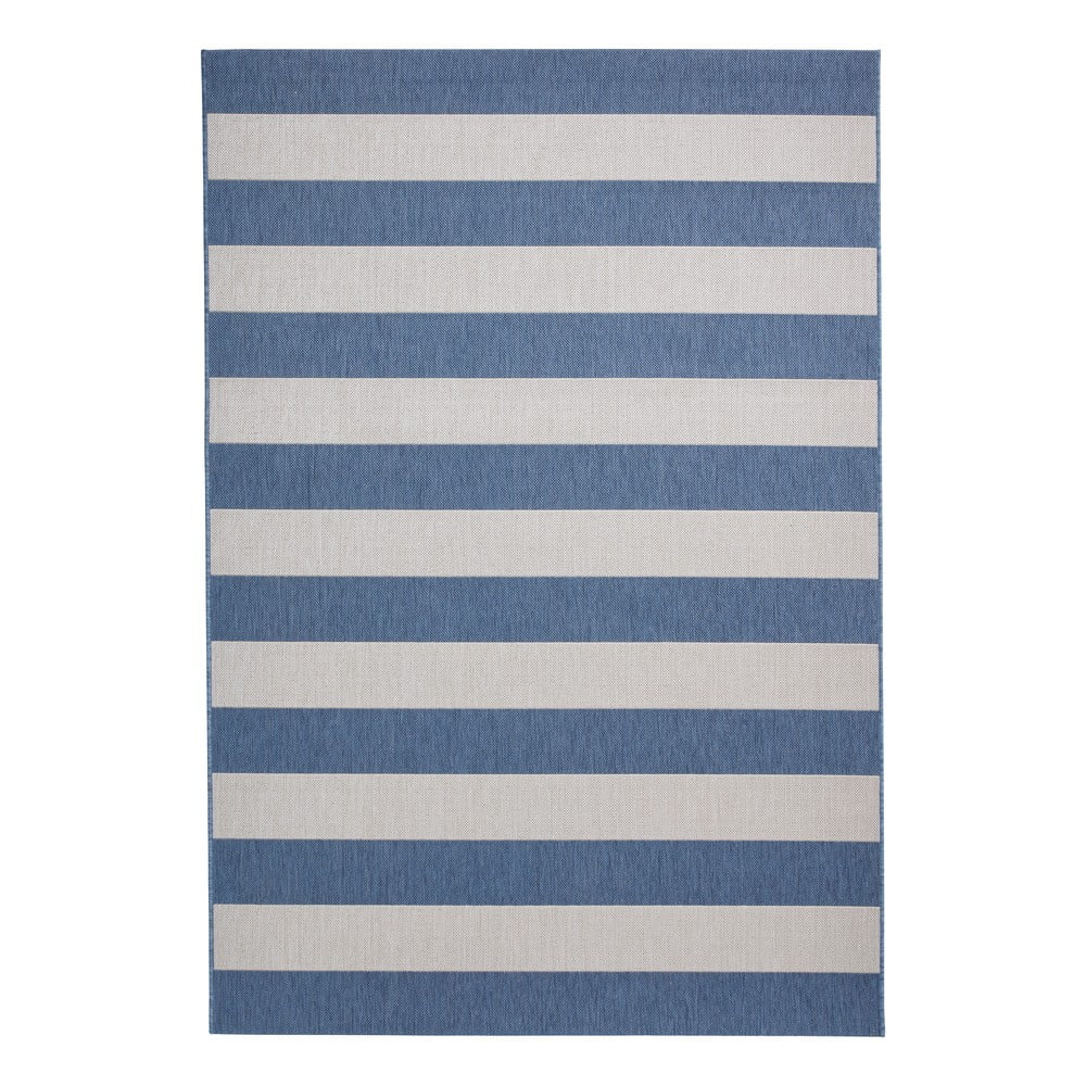 Kék-bézs kültéri szőnyeg 120x170 cm Santa Monica – Think Rugs