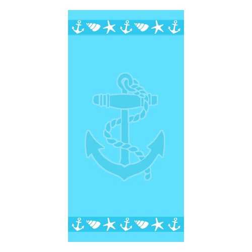 Kék frottír pamut strandtörölköző 70x140 cm   Anchor – B.E.S.
